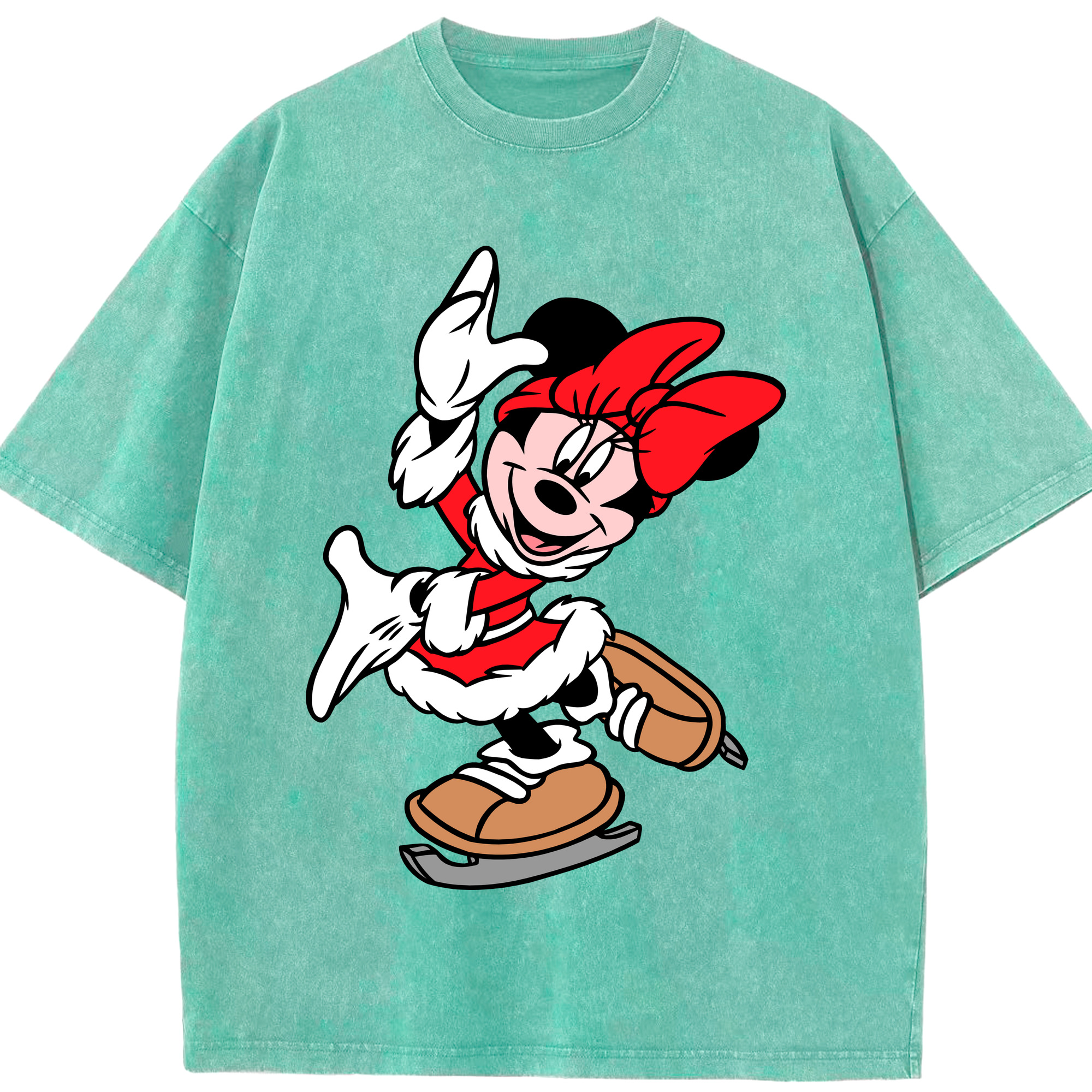 （画像用） ミッキーマウス Mickey Mouse 綿100% ヴィンテージ風 半袖Tシャツ（フロントプリント）